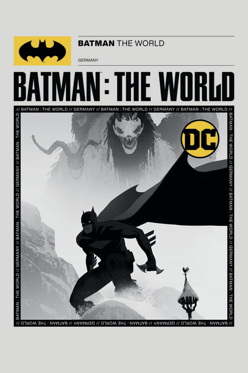 Poster Batman - The world Germany Cover