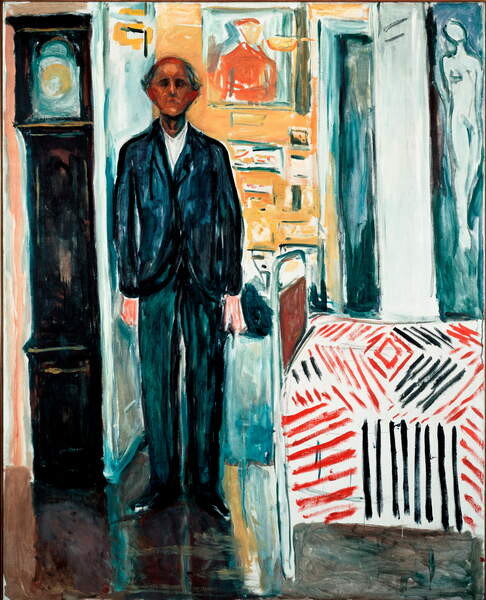 Poster Between the Bed and the Clock