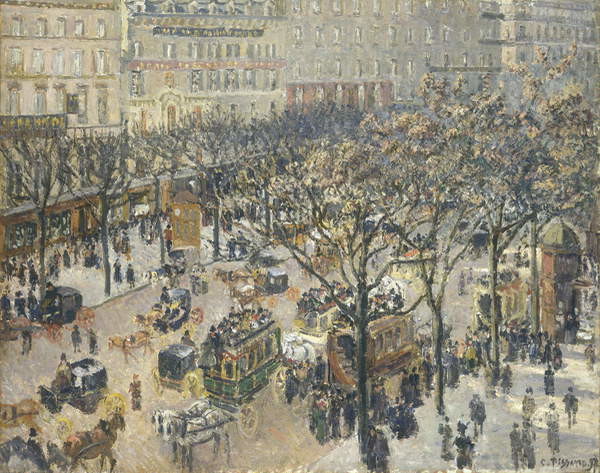 Poster Boulevard des Italiens, Morning, Sunlight, 1897