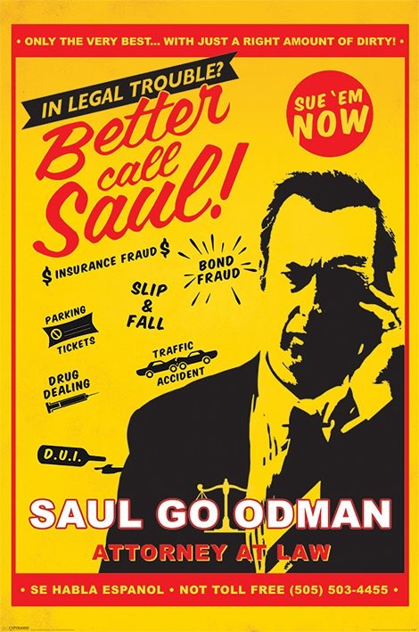 Better Call Saul, Breaking Bad, Business Card Advertisement