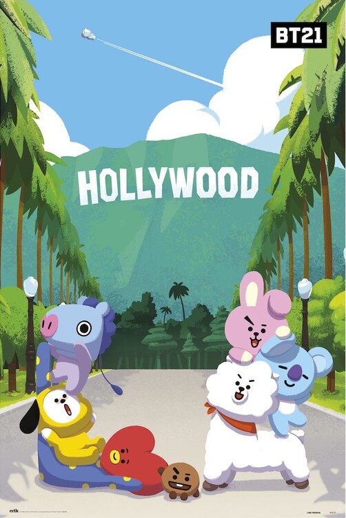 Poster BT21 - Hollywood