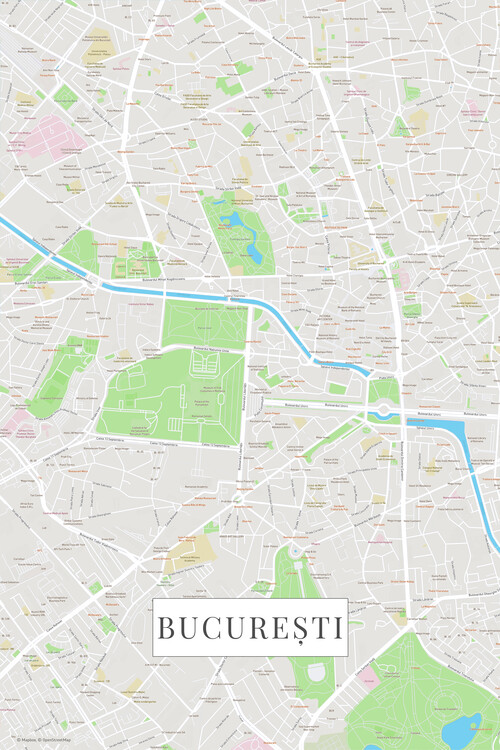 Poster Bucuresti color