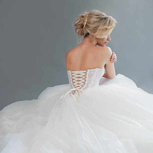 Плакат Charming young bride in luxurious wedding