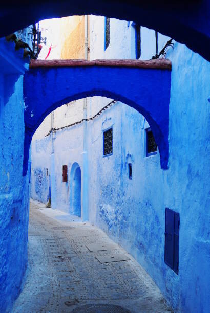Poster Chefchaouen street