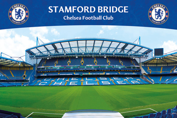højt Skygge Gør det godt Poster Chelsea FC - Stamford Bridge 13 | Wall Art, Gifts & Merchandise |  Abposters.com