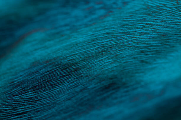 Poster Close up of the ripples and weave on cloth