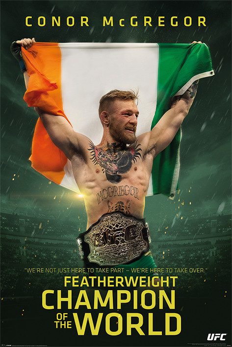 Official Conor McGregor Featherweight Champion Maxi Poster 91.5 x 61cm UFC Boxin 