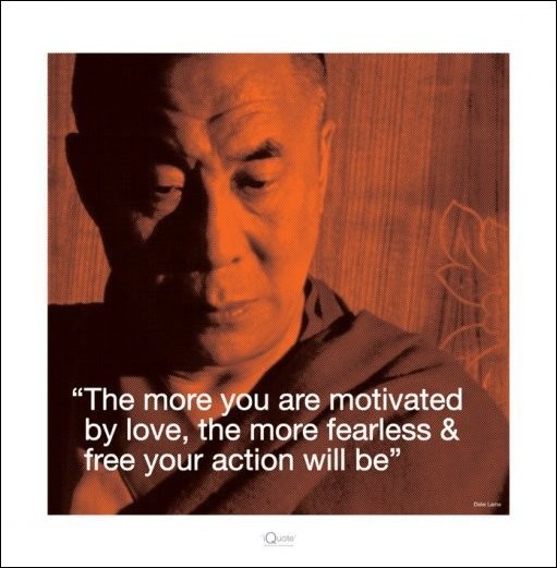 Dalai Lama - Quote Art Print