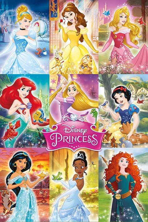 Disney Princess Collage Poster Sold At Ukposters