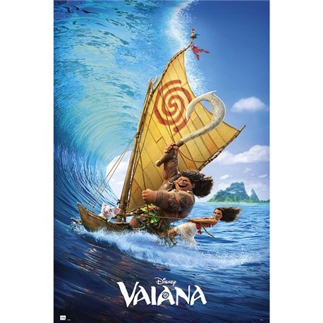 Poster Disney Vaiana Boat | Wall Art, Gifts & Merchandise 