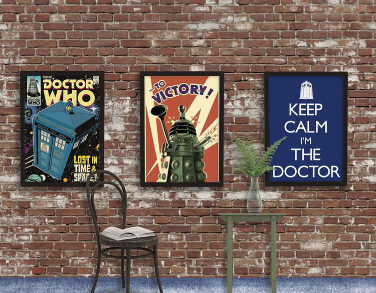 Doctor Who Tardis Comic Poster