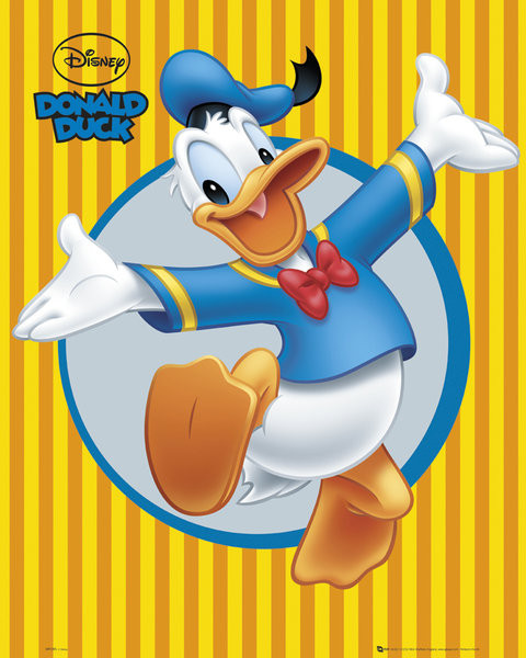 Poster DONALD | & Merchandise | Wall Gifts DUCK Europosters Art