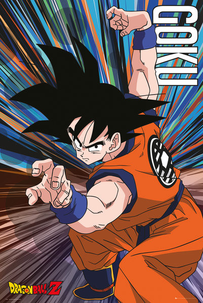 Poster Dragon Ball Z - Goku Jump | Wall Art, Gifts & Merchandise |  Europosters