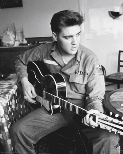 Elvis Presley - guitar Poster | Sold at Europosters