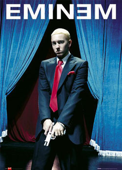 Poster Eminem - gun | Wall Art, Gifts & Merchandise 