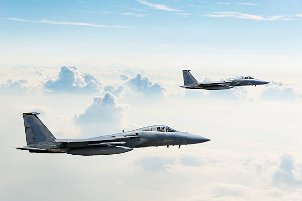 Poster F-15 Eagles in Flight
