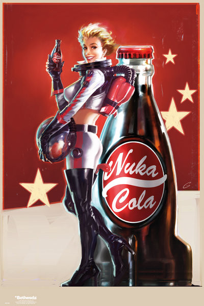 Fallout 76  nuka cola wall mounted bottle opener