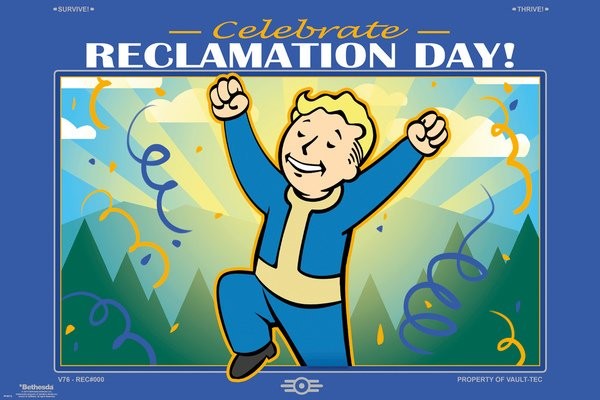 Fallout 4 Vault Forever Poster 61x91.5cm