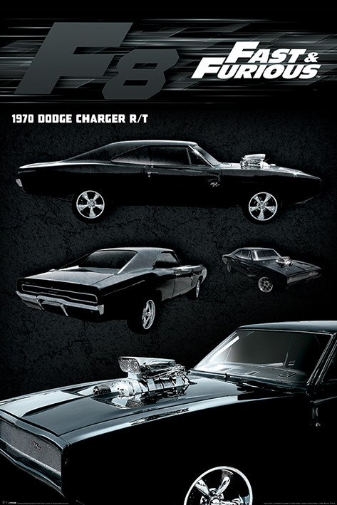 Poster Fast & Furious - Dodge Charger | Wall Art, Gifts & Merchandise |  Europosters