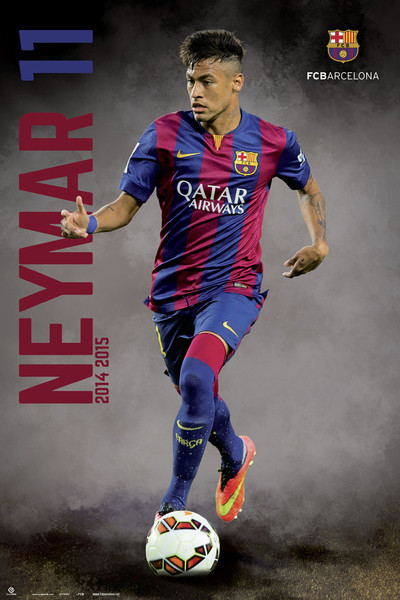 Fc Barcelona Neymar 14 15 Poster Sold At Europosters