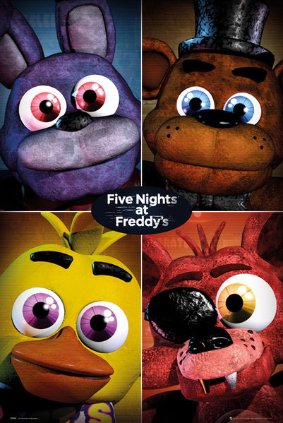 FREE Printable Five Nights at Freddy's Posters