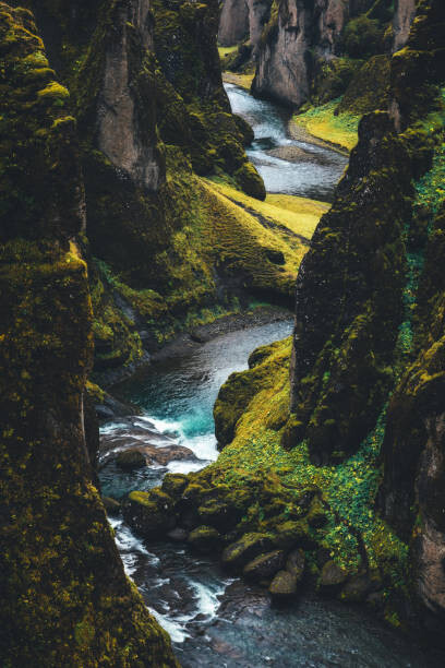 Poster Fjadrargljufur Canyon In Iceland