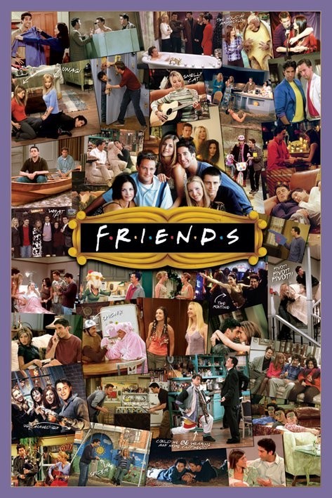 Poster FRIENDS - montage | Wall Art, Gifts & Merchandise 