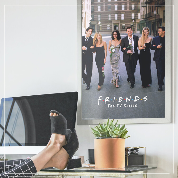 Posters USA Poster de la série TV Friends finition brillante – TVS099 (61  cm x 91,5 cm) : : Maison