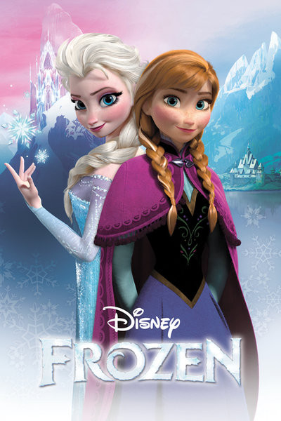 moederlijk slachtoffer Normaal Poster Frozen - Anna and Elsa | Wall Art, Gifts & Merchandise |  Abposters.com