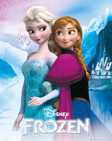 Vulgariteit replica staan Poster Frozen - Elsa and Anna | Wall Art, Gifts & Merchandise |  Abposters.com