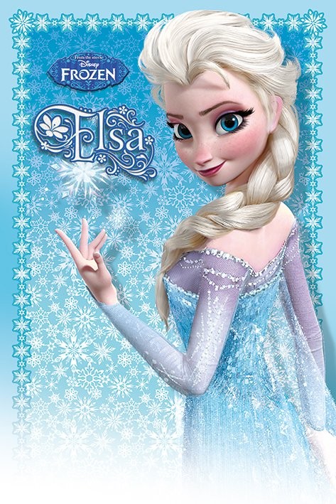 Doornen bezig verliezen Poster Frozen - Elsa | Wall Art, Gifts & Merchandise | Abposters.com