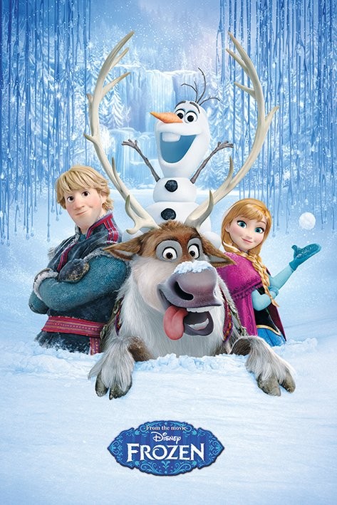 La reine des neiges - Olaf and Sven Poster, Affiche | All poster chez  Europosters