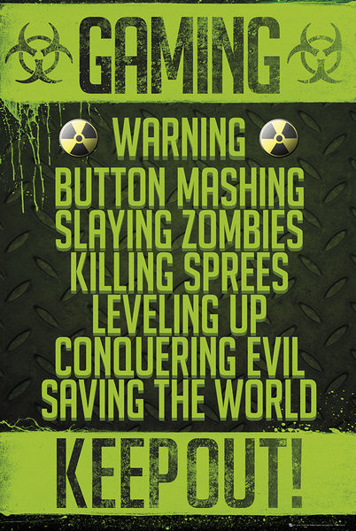 Poster Gaming - keep out | Wall Art, Gifts & Merchandise 
