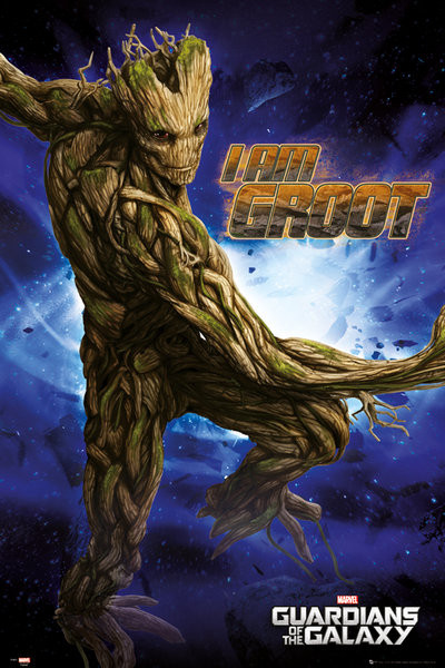 Poster Guardians of the Galaxy - Groot | Wall Art, Gifts & Merchandise 