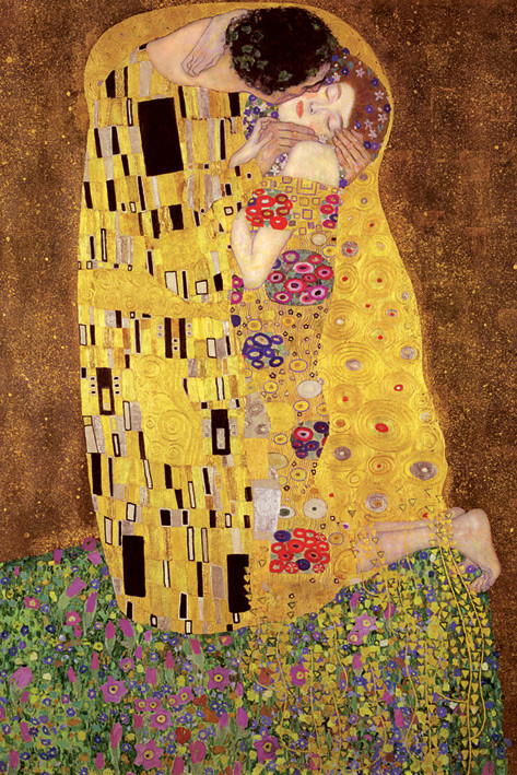 Poster Gustav Klimt - Kiss