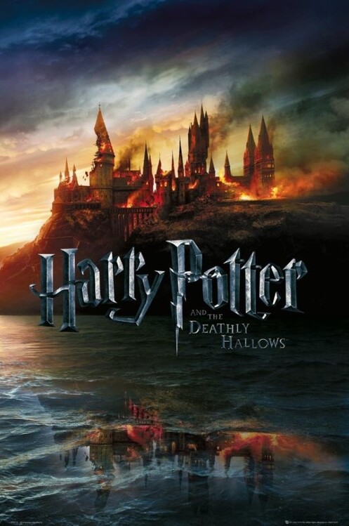 Poster Harry Potter - Burning Hogwarts