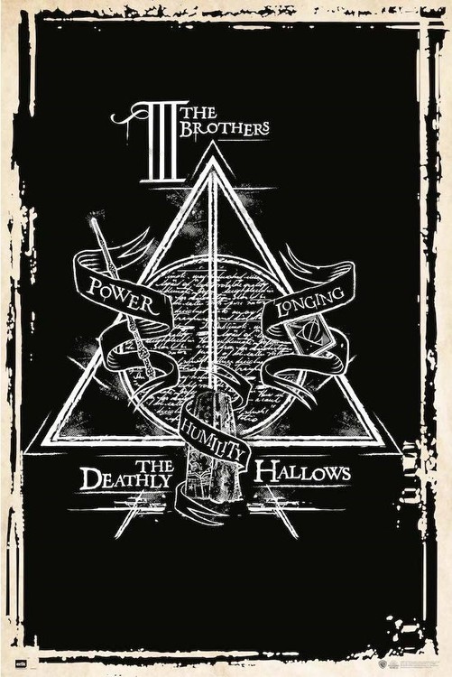 Poster Harry Potter - Deathly Hallows Symbol
