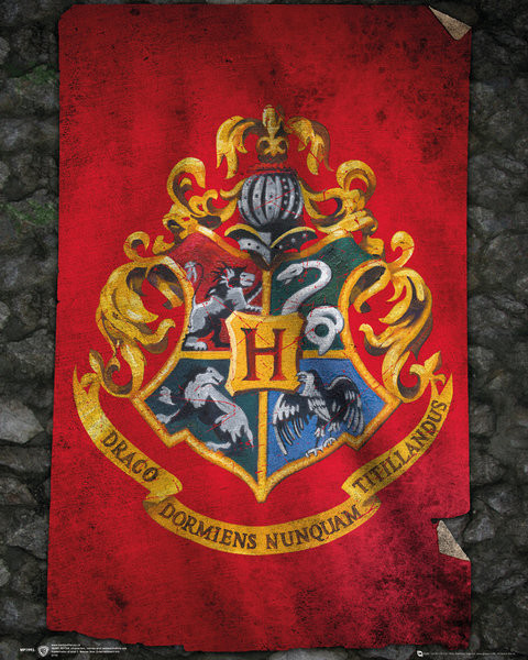 Poster Harry Potter - Hogwarts Flag | Wall Art, Gifts & Merchandise ...