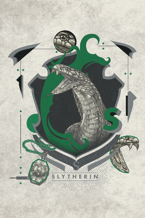 Poster Harry Potter - Slytherin Crest