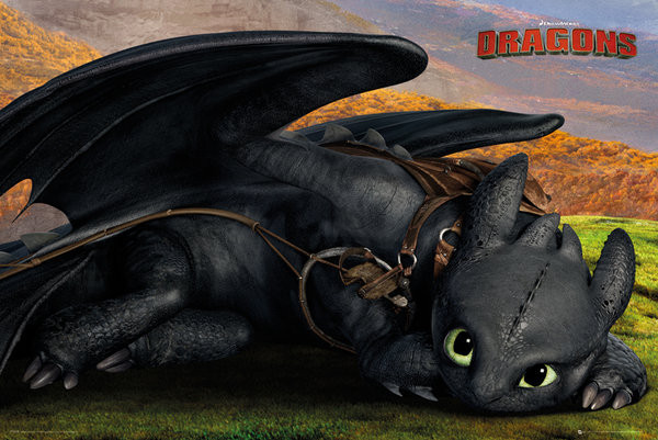 toothless how to train your dragon 2