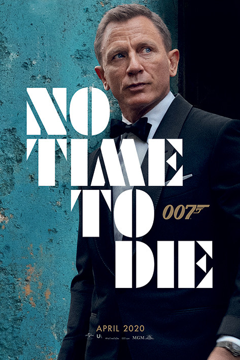 Poster James Bond - No Time To Die - Azure Teaser | Wall Art, Gifts &  Merchandise | Abposters.com