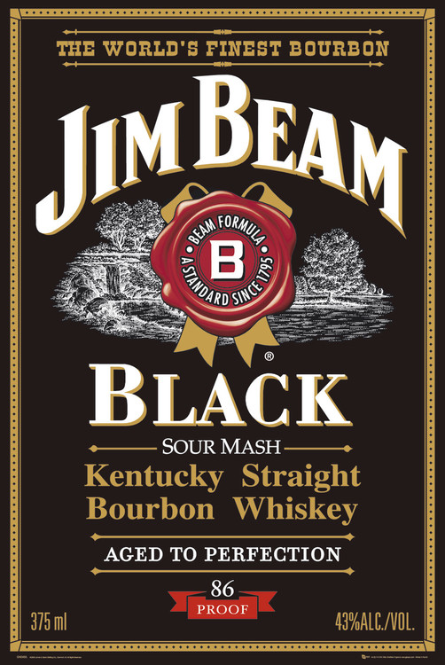 Jim Beam black label Poster Sold at Europosters