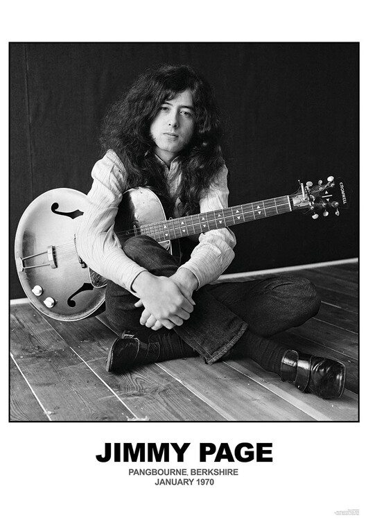 Poster Jimmy Page - January 1970 Berkshire