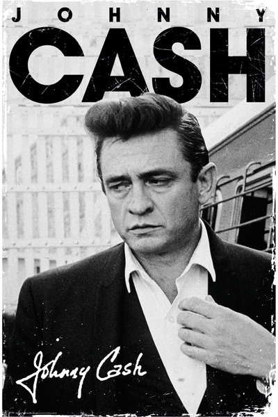 Johnny Cash - signature Poster | Sold at Europosters