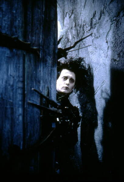 Poster Johnny Depp, Edward Scissorhands 1990 Directed By Tim Burton