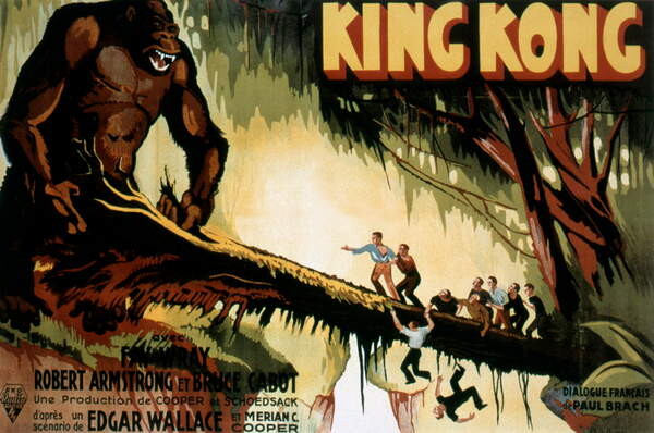 Плакат King KONG, 1933