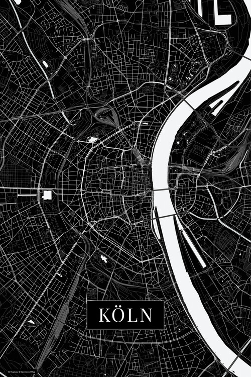 Poster Köln black