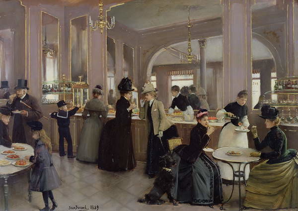 Poster La Patisserie Gloppe, Champs Elysees, Paris, 1889