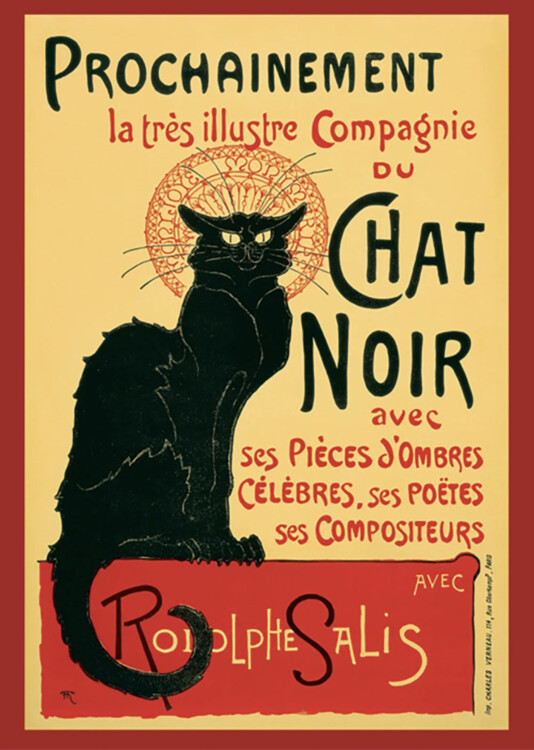 Poster Le Chat Noir - Steinlein