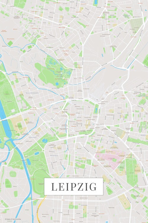 Poster Leipzig color